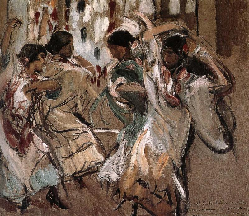 Joaquin Sorolla Dance Project oil painting picture